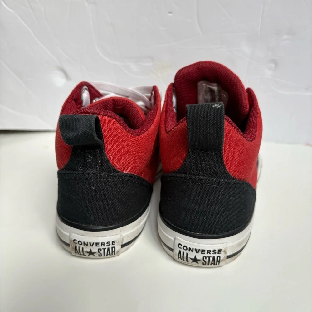 Converse Kids Red and Black All Star Sneakers